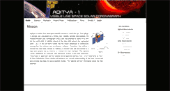 Desktop Screenshot of aditya.iiap.res.in