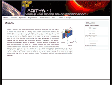 Tablet Screenshot of aditya.iiap.res.in