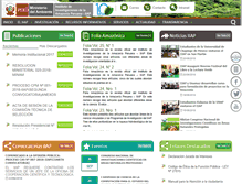 Tablet Screenshot of iiap.org.pe