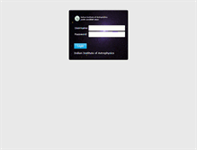 Tablet Screenshot of mail.iiap.res.in